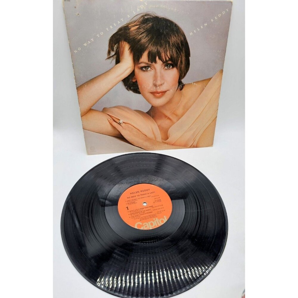 Rare Helen Reddy "That Ain't No Way To Treat A Lady" Vintage Vinyl Record TESTED